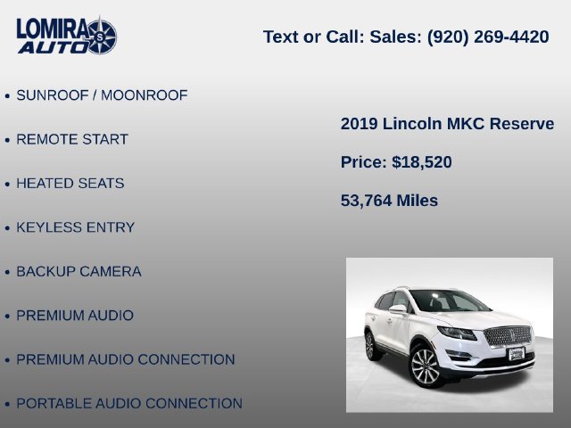 Used 2019 Lincoln MKC Reserve AWD/4WD image 14