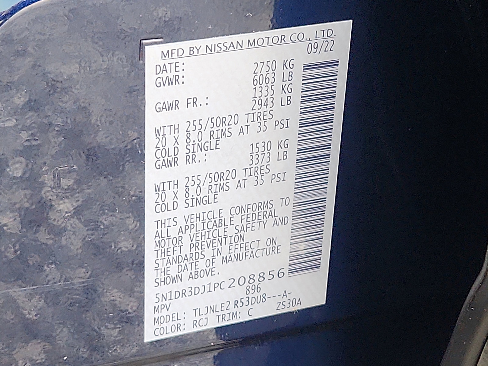 Used 2023 Nissan Pathfinder Platinum w/ Cargo Package image 33