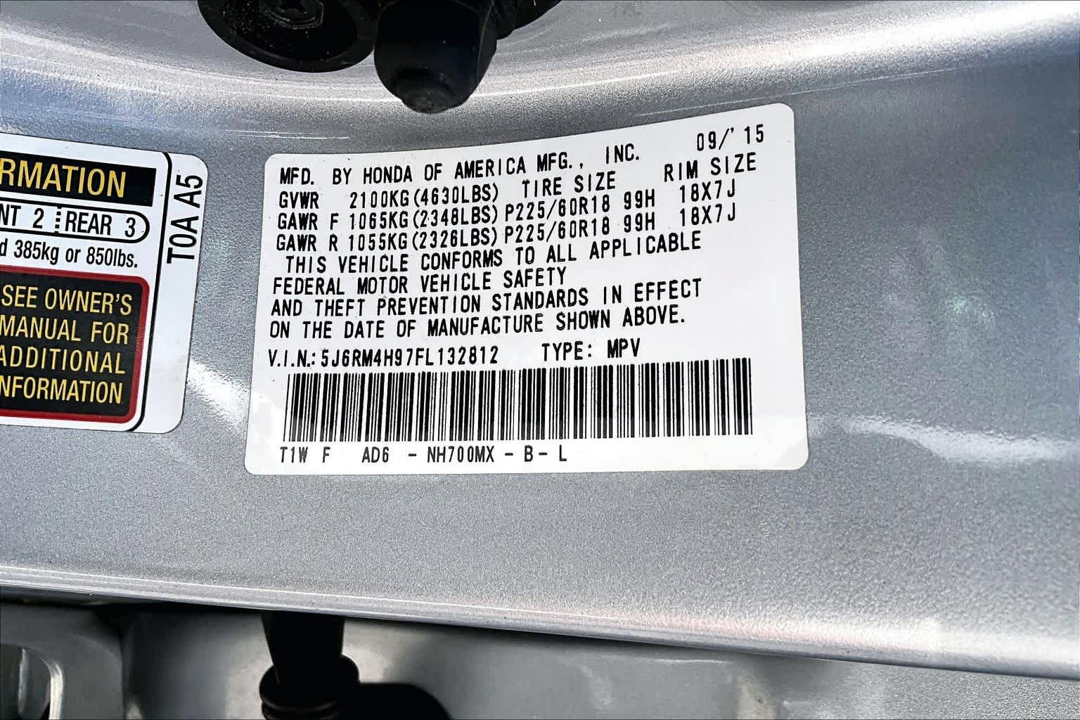 Used 2015 Honda CR-V Touring image 34