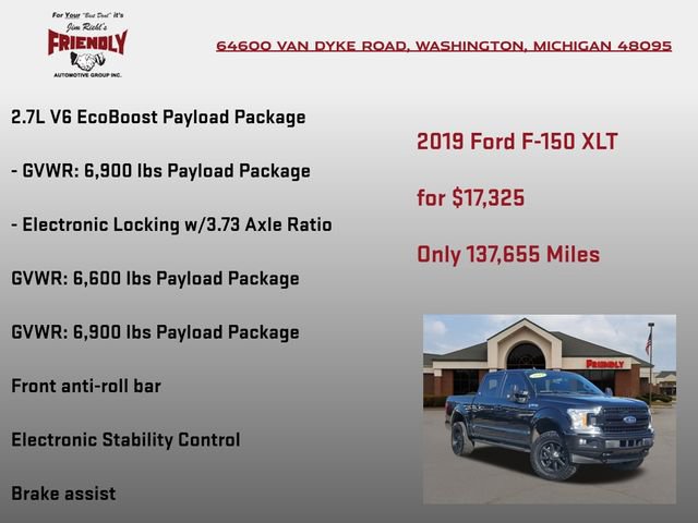 Used 2019 Ford F150 XLT w/ Equipment Group 302A Luxury image 5
