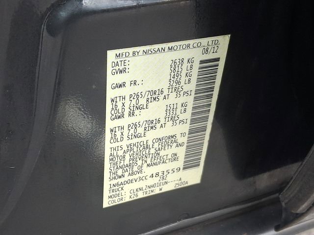 Used 2012 Nissan Frontier SV image 26