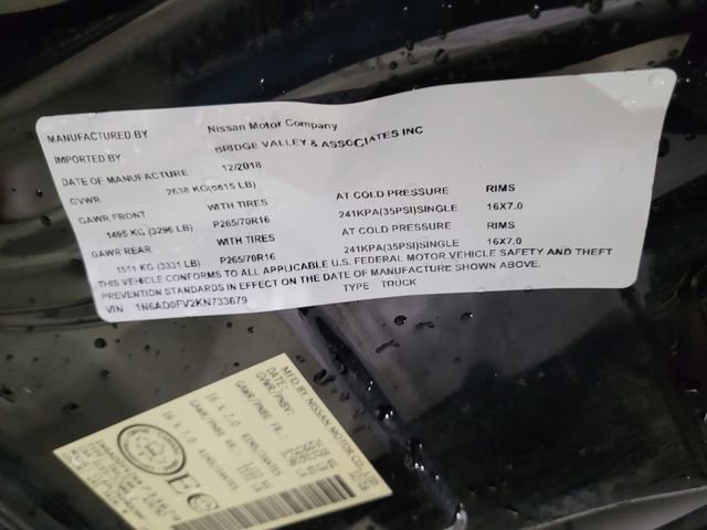 Used 2019 Nissan Frontier SV image 42