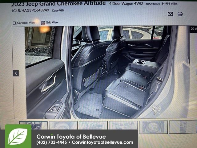 Used 2023 Jeep Grand Cherokee Altitude image 10