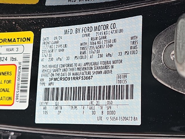 Used 2024 Ford Bronco Sport Badlands w/ Premium Package AWD/4WD image 32