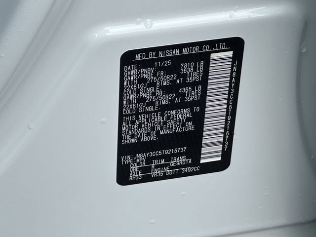 New 2026 Nissan Armada Platinum Reserve AWD/4WD image 28