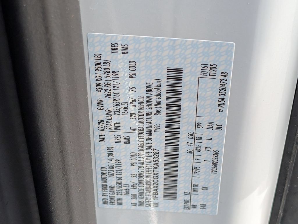 New 2026 Ford Transit 350 XLT RWD image 34