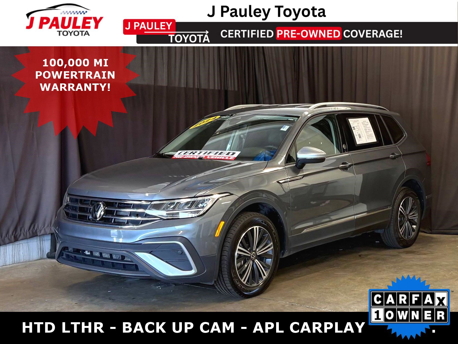Used 2024 Volkswagen Tiguan Wolfsburg Edition FWD image 1