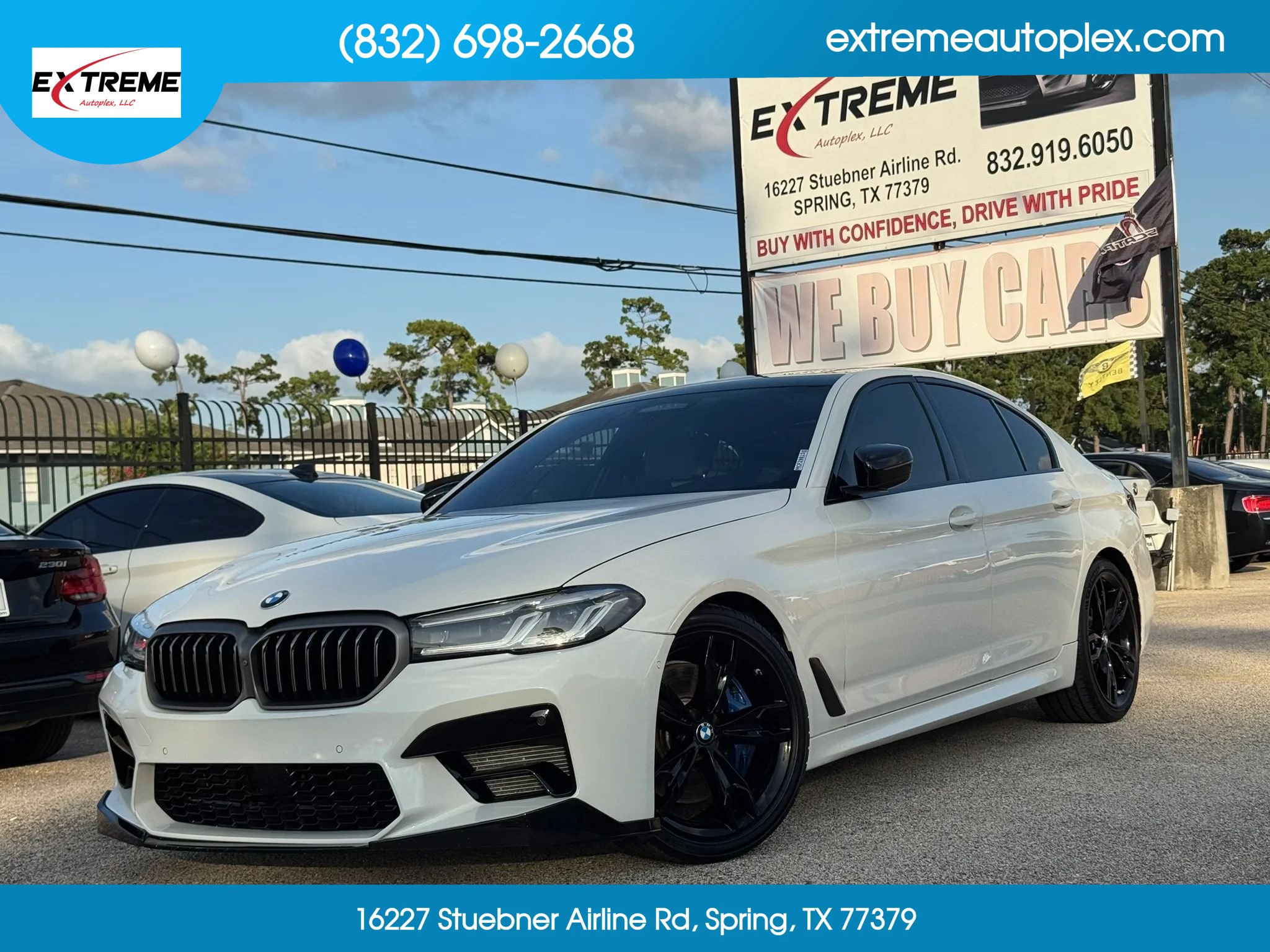 Used 2021 BMW M550i xDrive w/ Executive Package AWD/4WD image 1