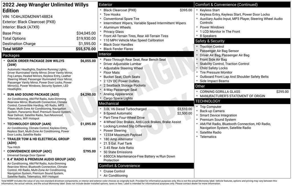 Used 2022 Jeep Wrangler Unlimited Sport image 2