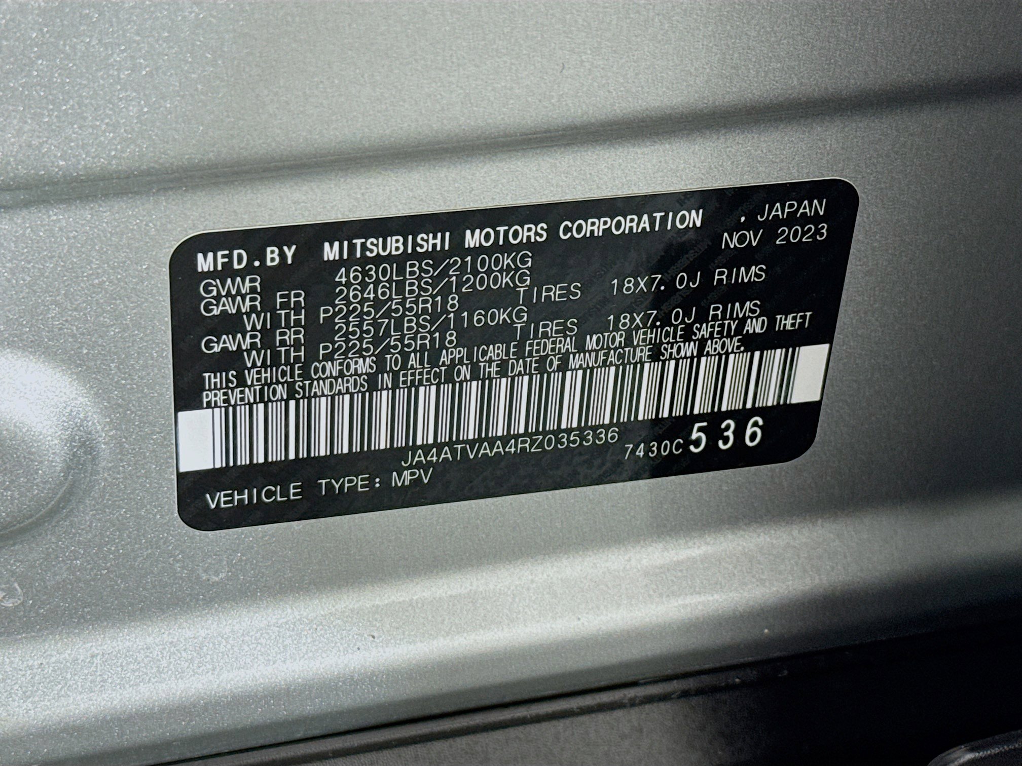 Used 2024 Mitsubishi Eclipse Cross Black Edition image 39