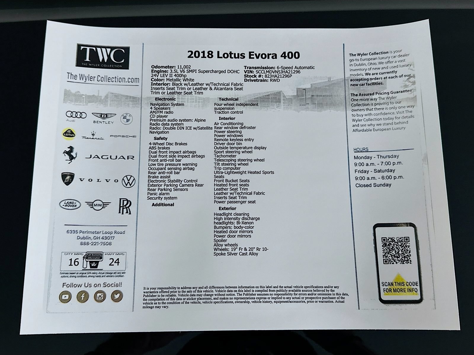 Used 2018 Lotus Evora 400 RWD image 39