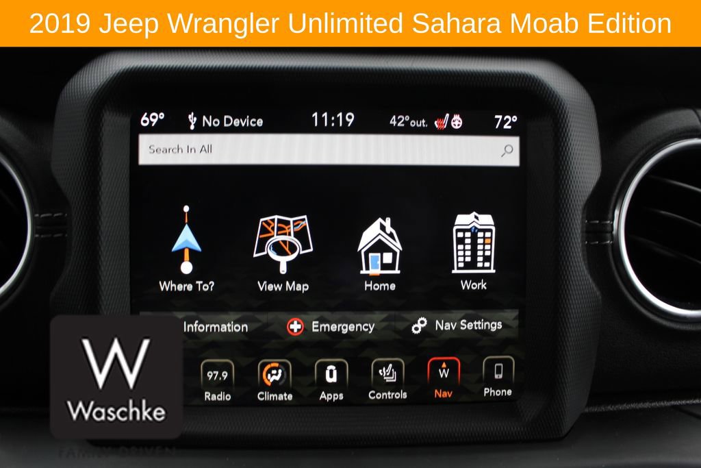 Used 2019 Jeep Wrangler Unlimited Sahara w/ Quick Order Package 24M Moab image 49