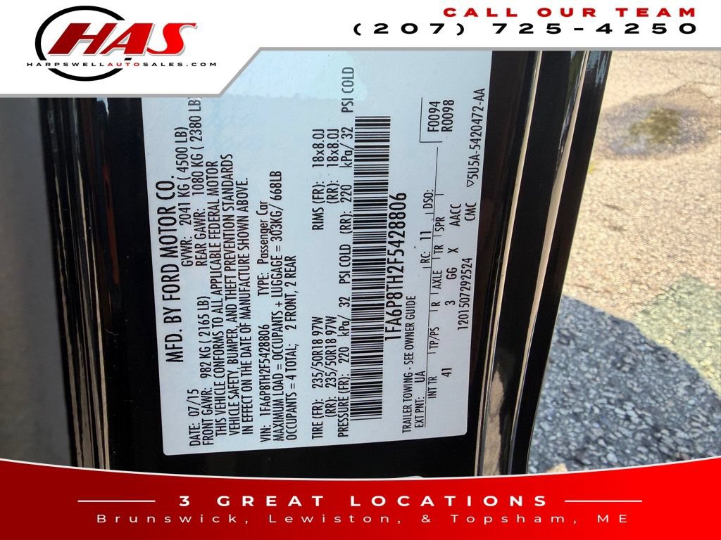 Used 2015 Ford Mustang Premium w/ Equipment Group 201A RWD image 15
