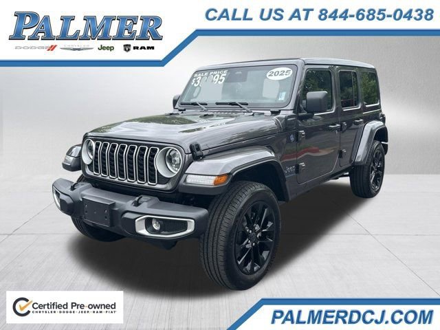 Certified 2025 Jeep Wrangler Unlimited Sahara w/ Safety Group AWD/4WD image 1