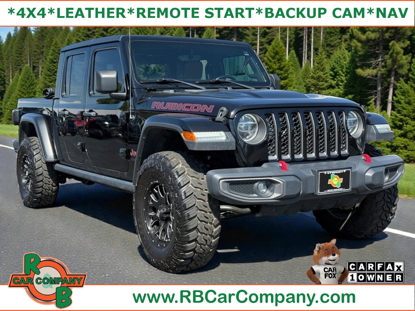 Used 2020 Jeep Gladiator Rubicon w/ Uconnect 4C Nav & Sound Group image 1