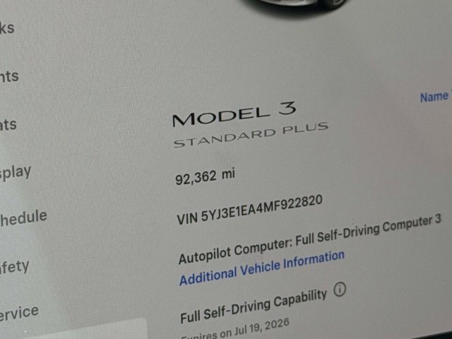 Used 2021 Tesla Model 3 Standard Range Plus RWD image 27