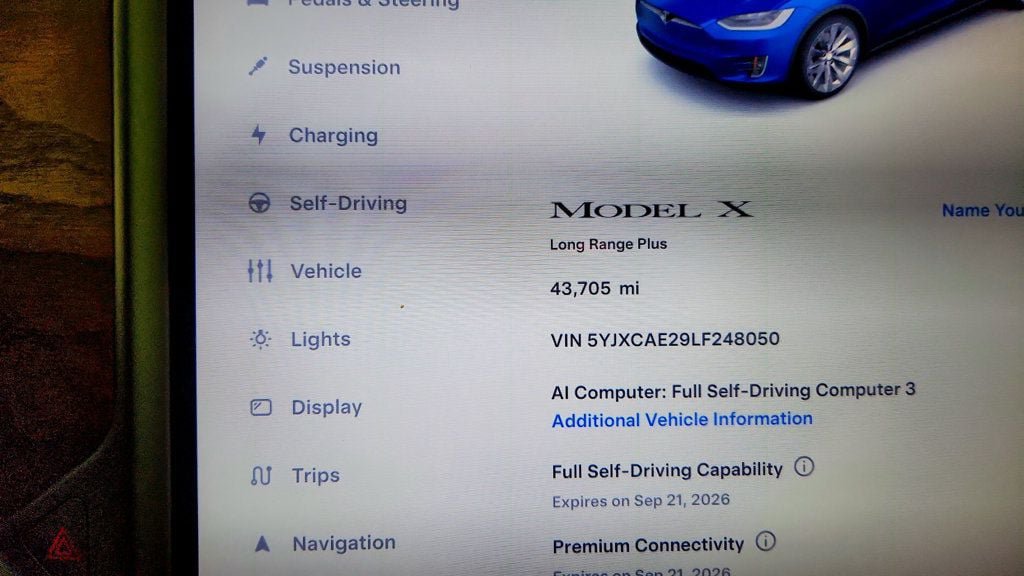 Used 2020 Tesla Model X Long Range AWD/4WD image 13