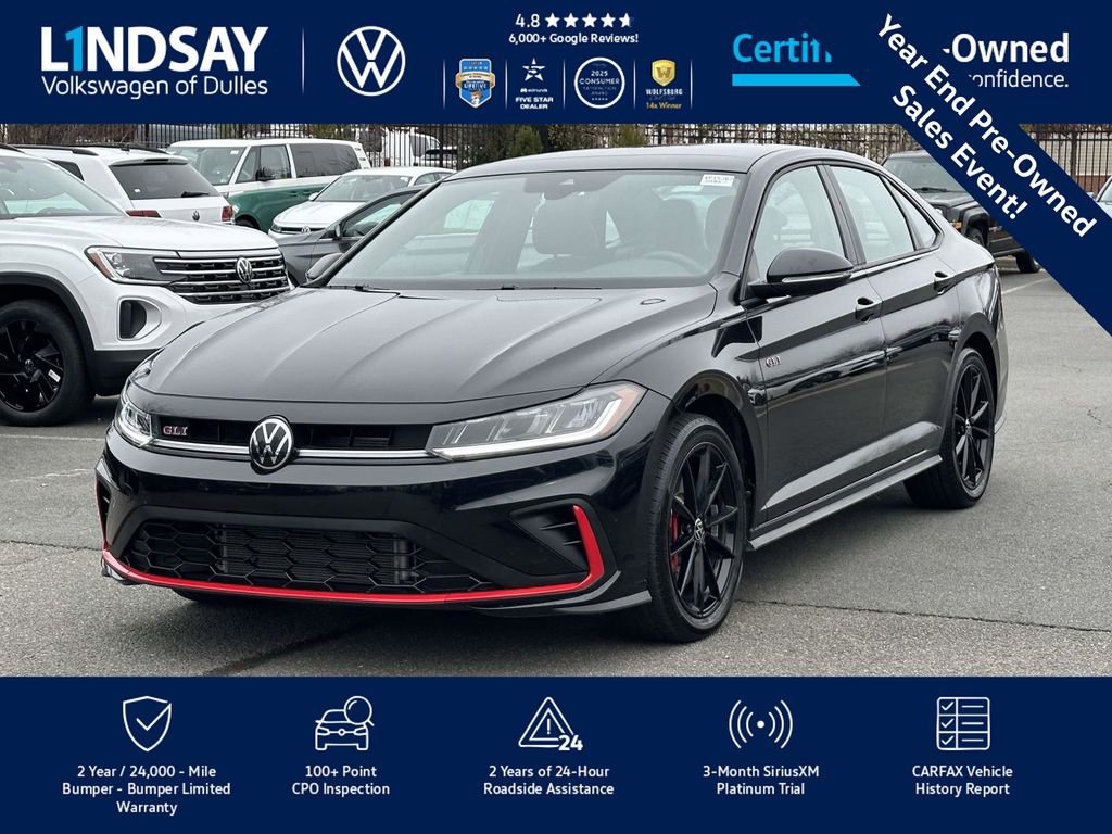 Certified 2025 Volkswagen Jetta GLI Autobahn w/ GLI Black Package image 4