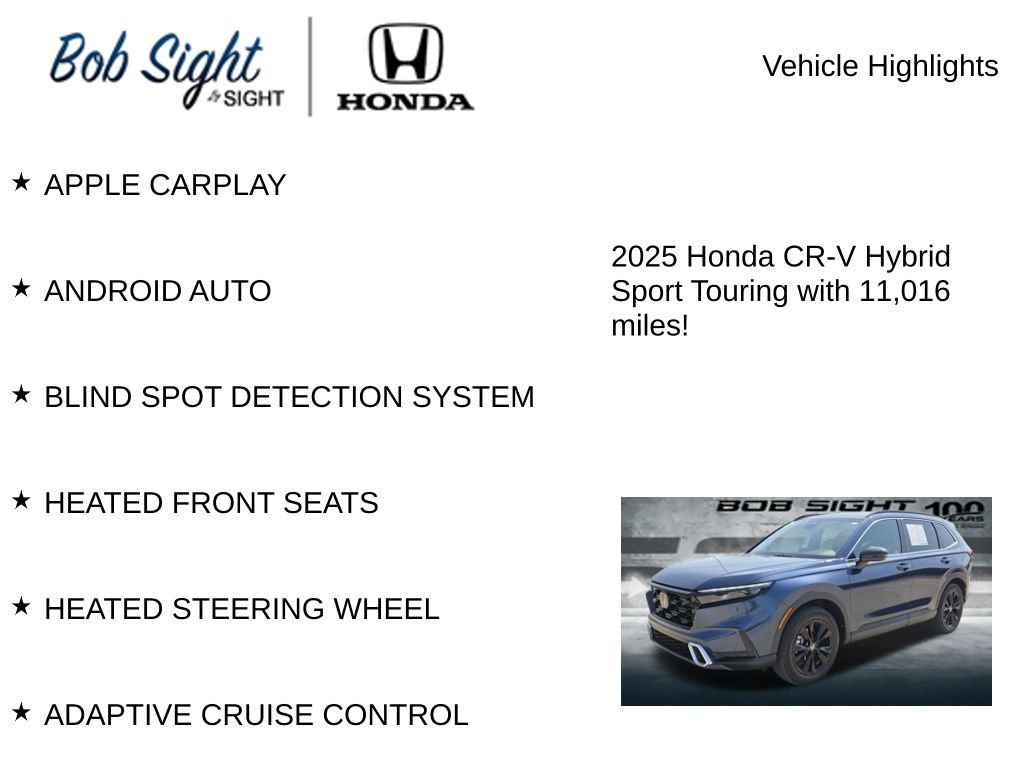 Certified 2025 Honda CR-V Sport Touring image 2