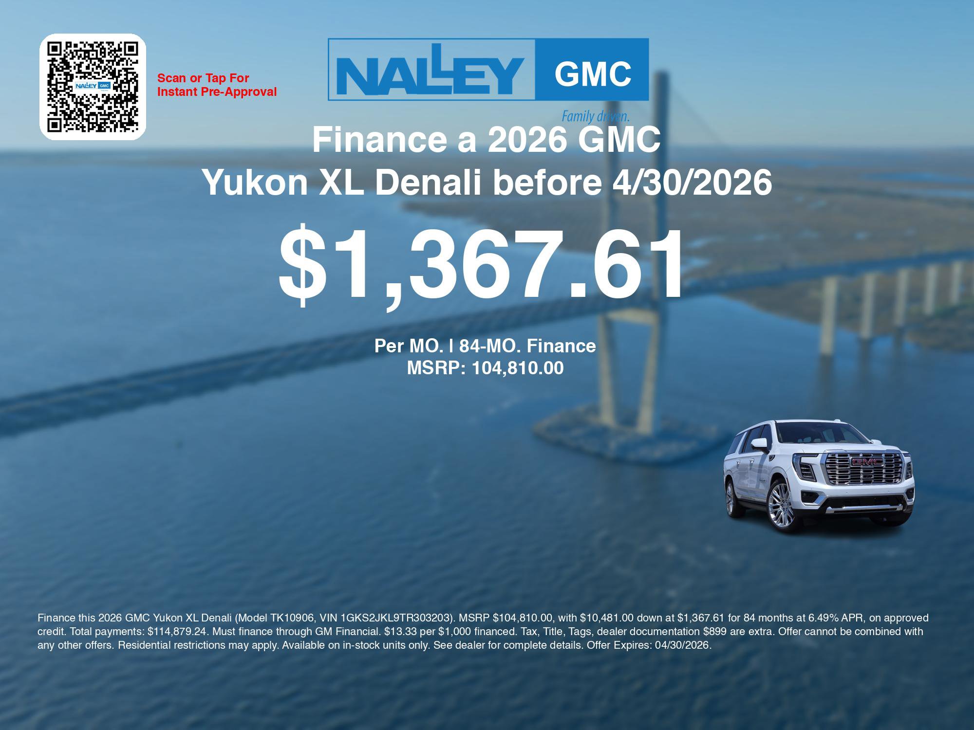 New 2026 GMC Yukon XL Denali w/ Denali Reserve Package AWD/4WD image 7