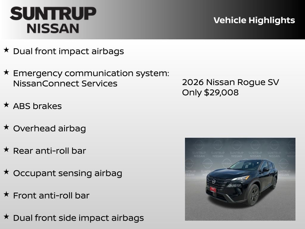 New 2026 Nissan Rogue SV w/ Cold Weather Package AWD/4WD image 16