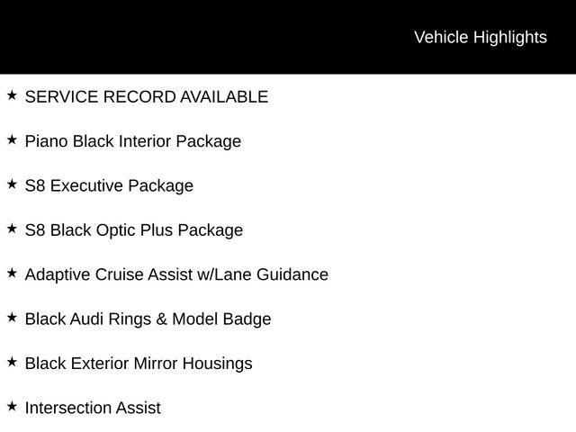 Used 2024 Audi S8 w/ S8 Executive Package image 6