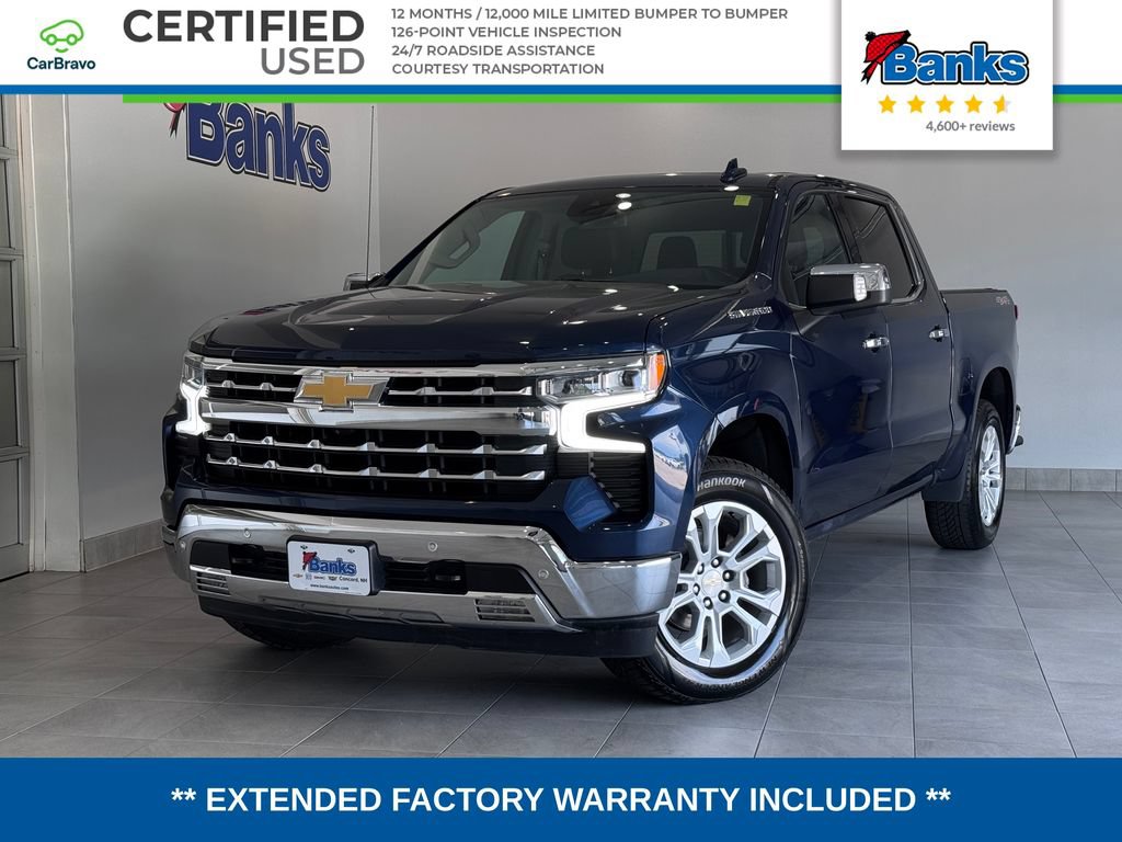 Certified 2022 Chevrolet Silverado 1500 LTZ w/ LTZ Convenience Package II AWD/4WD image 1