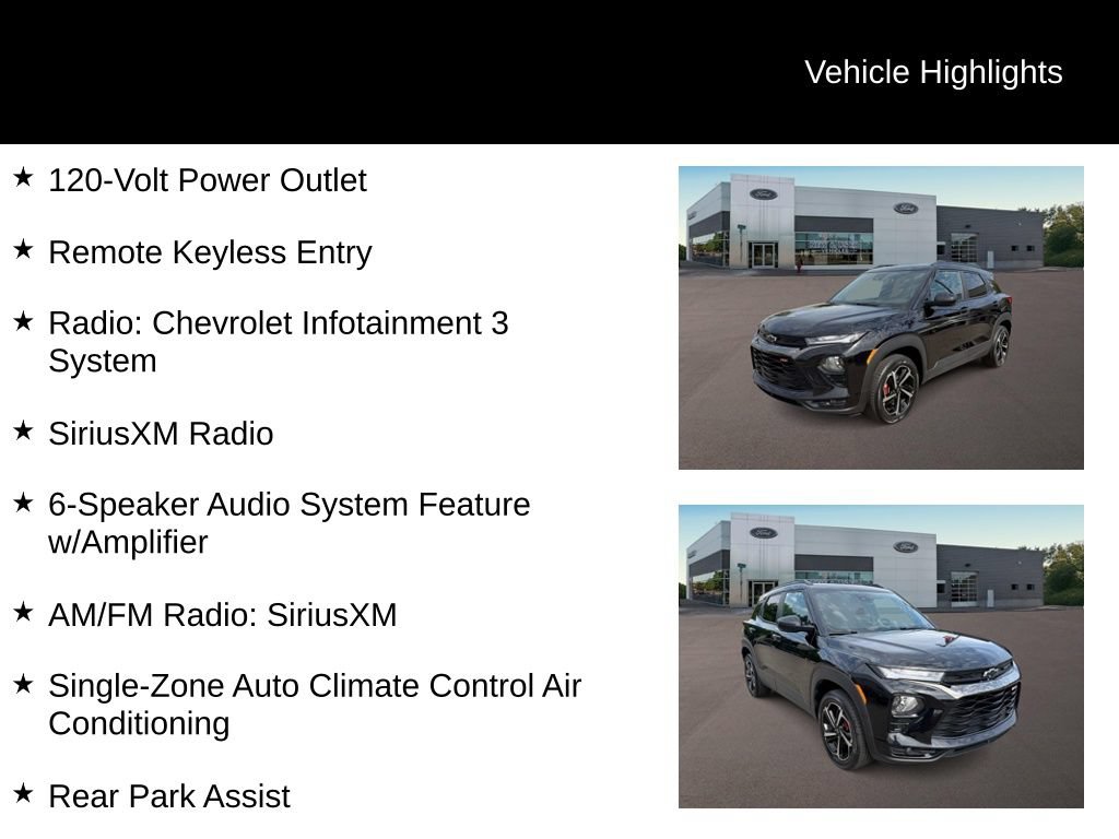 Used 2023 Chevrolet TrailBlazer RS w/ Convenience Package AWD/4WD image 17
