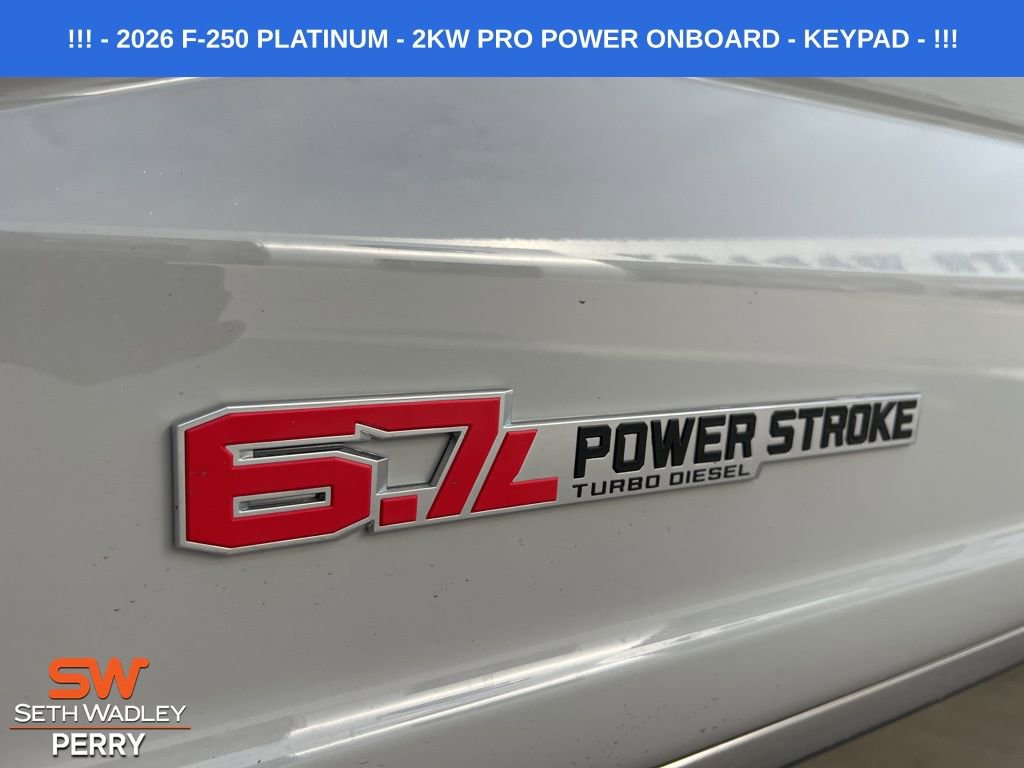 New 2026 Ford F250 Platinum image 12