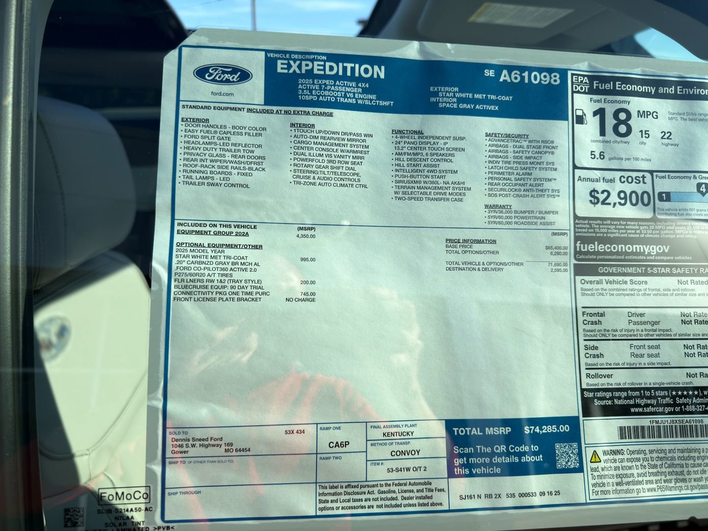 New 2025 Ford Expedition Active image 9