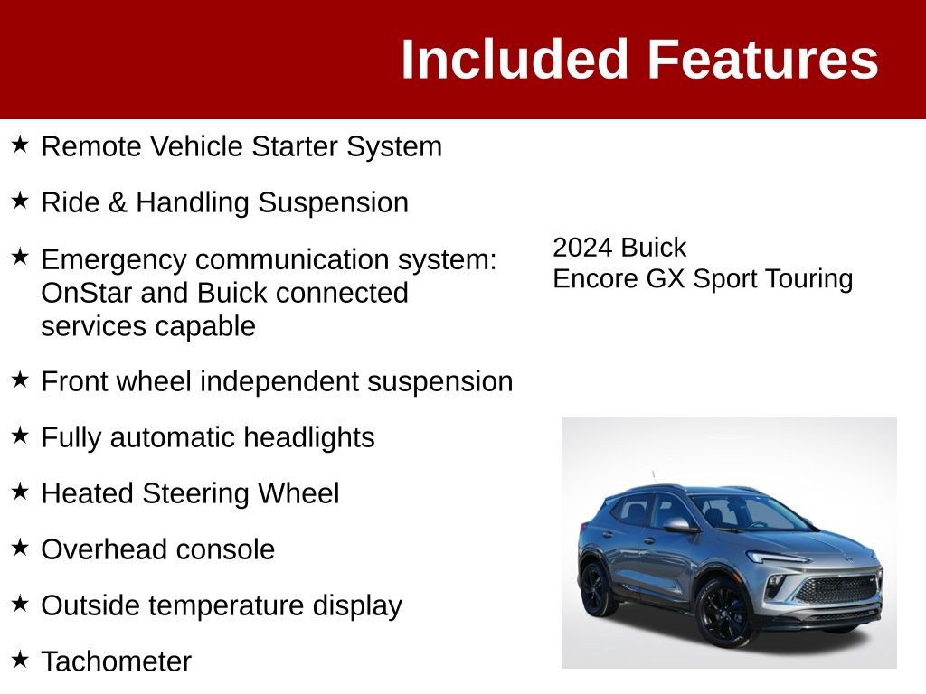 Used 2024 Buick Encore GX Sport Touring w/ Comfort Package FWD image 4