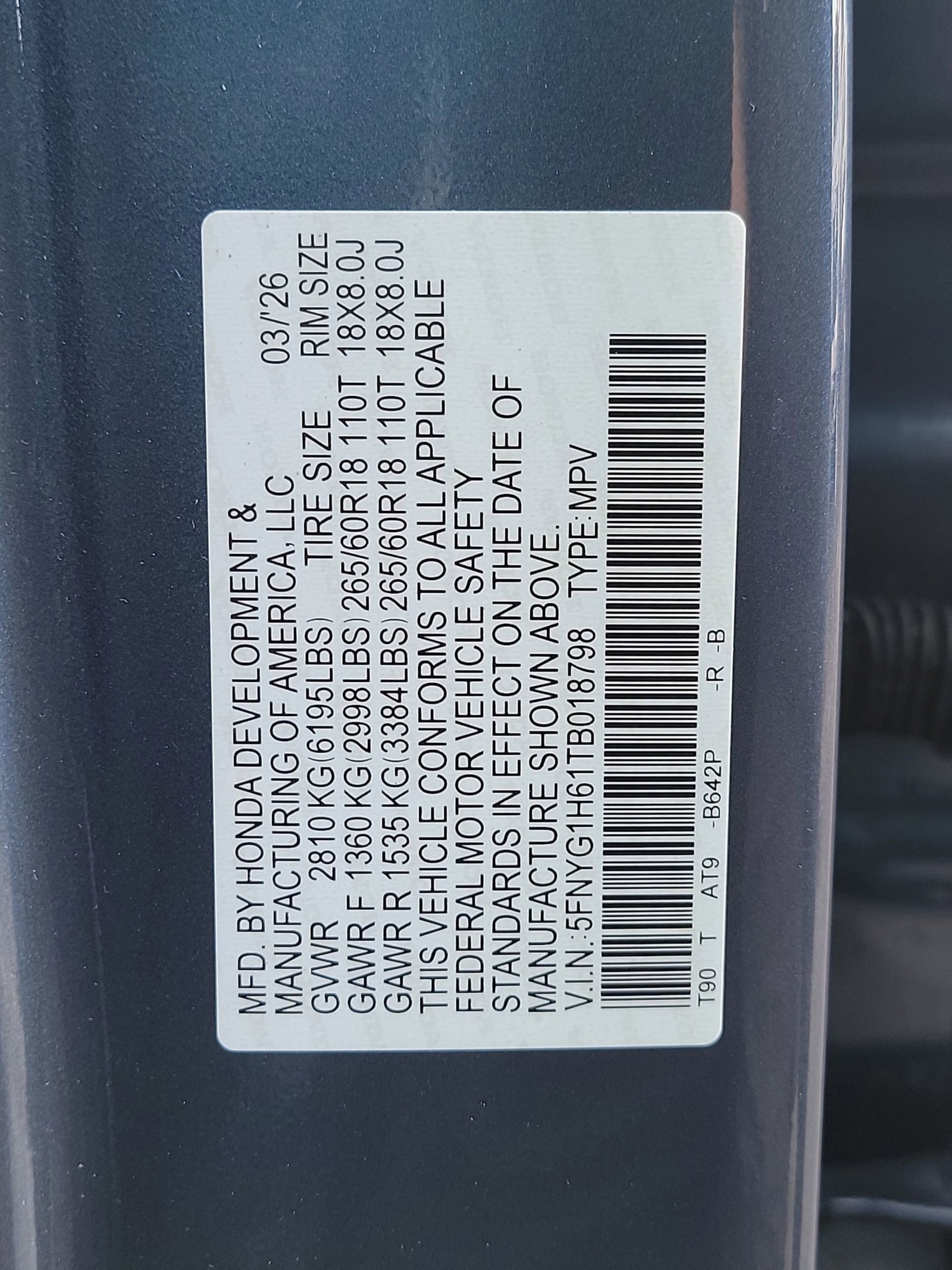 New 2026 Honda Pilot TrailSport image 33