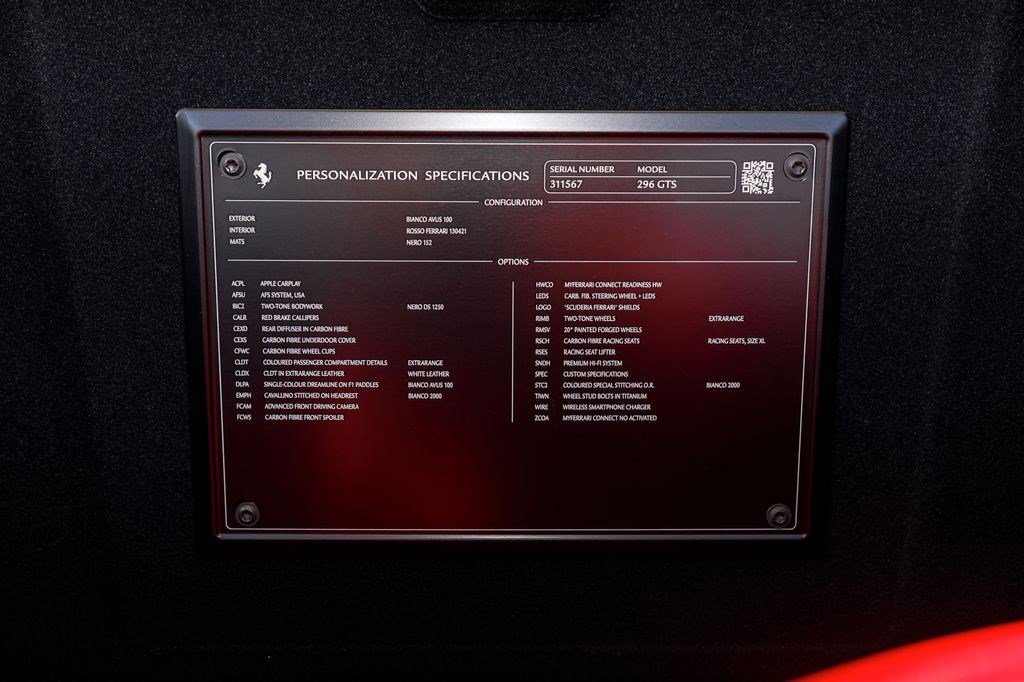 Used 2024 Ferrari 296 GTS RWD image 9