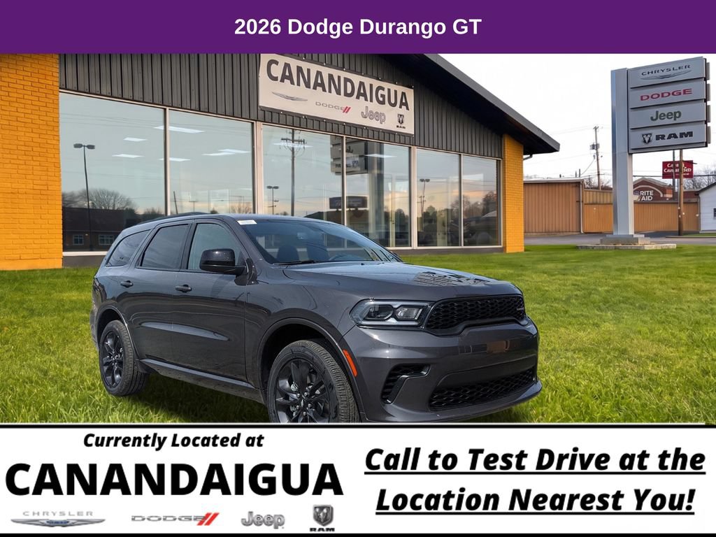 New 2026 Dodge Durango GT w/ Blacktop Package
