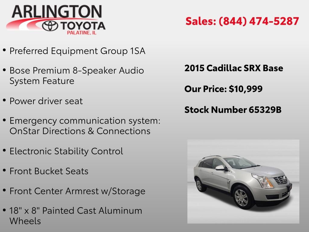 Used 2015 Cadillac SRX FWD image 2