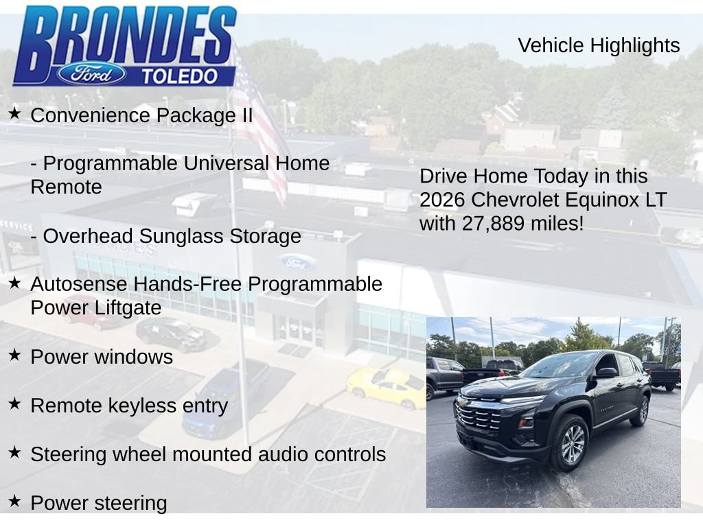 Used 2026 Chevrolet Equinox LT w/ Convenience Package II AWD/4WD image 16