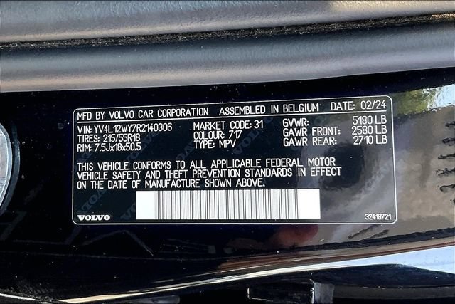 Certified 2024 Volvo V60 B5 Cross Country Plus AWD/4WD image 37