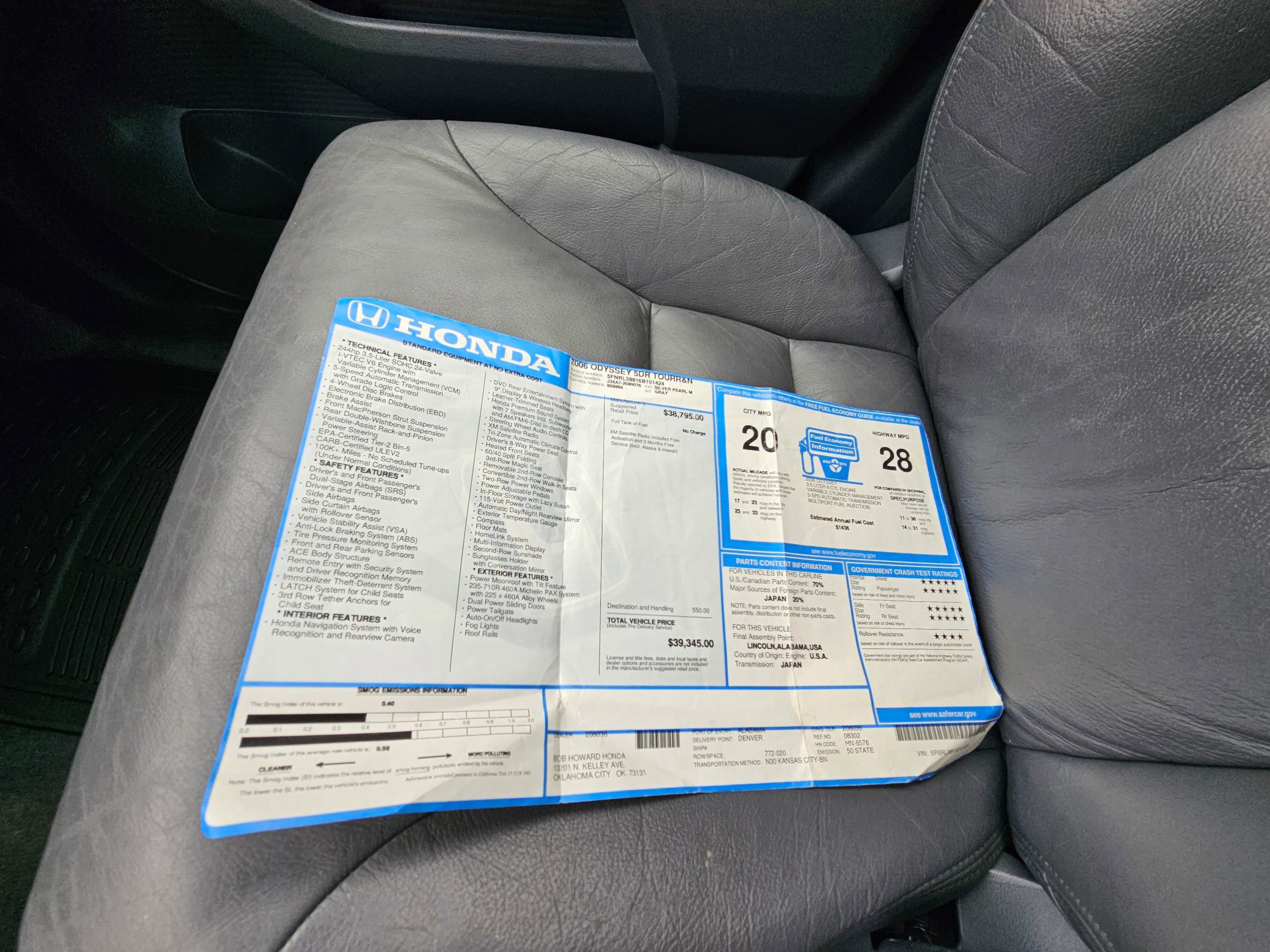 Used 2006 Honda Odyssey Touring image 34