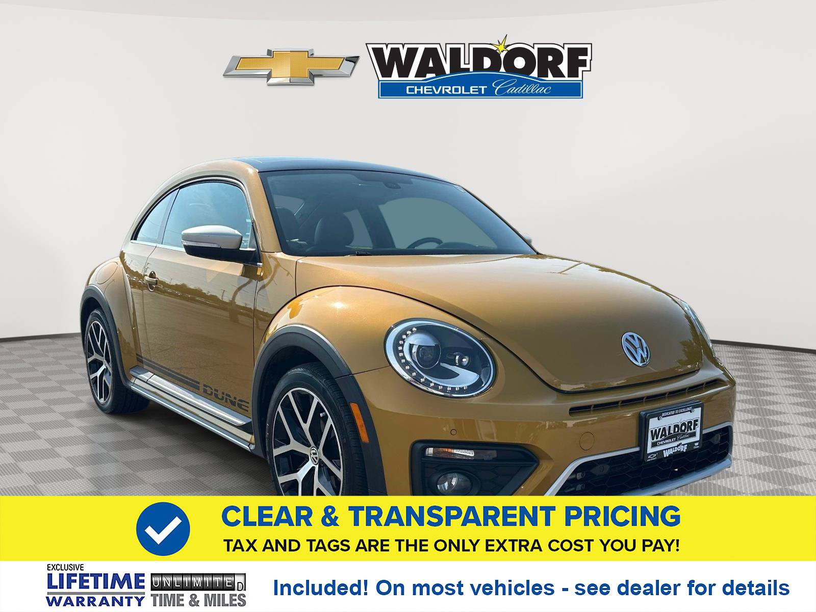 Used 2016 Volkswagen Beetle 1.8T Dune w/ Dune Technology Package FWD image 1