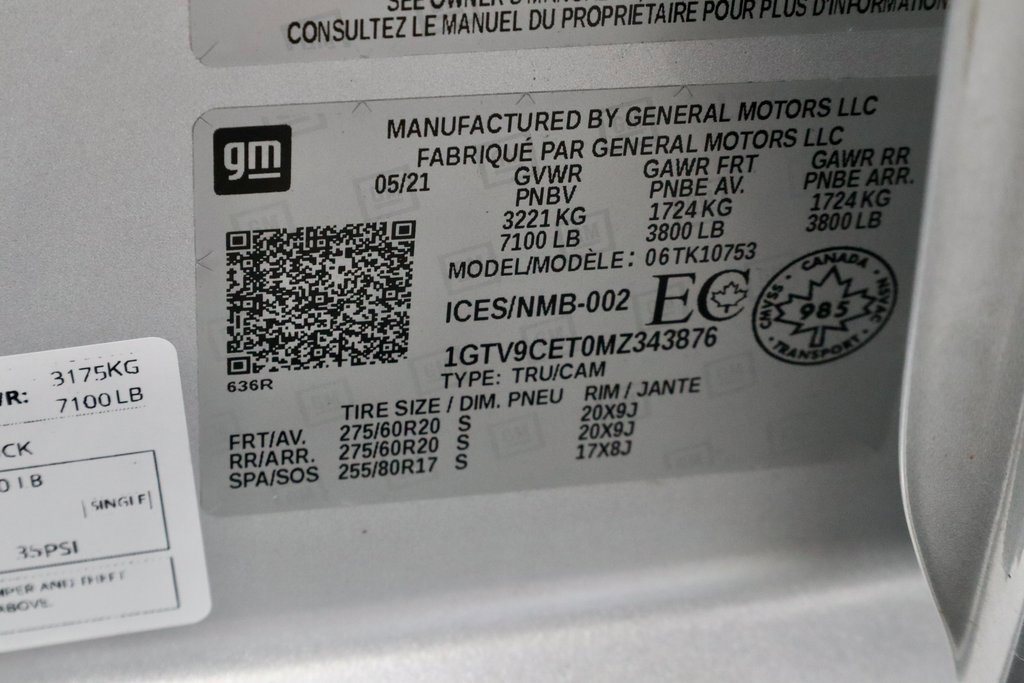 Used 2021 GMC Sierra 1500 Elevation image 31