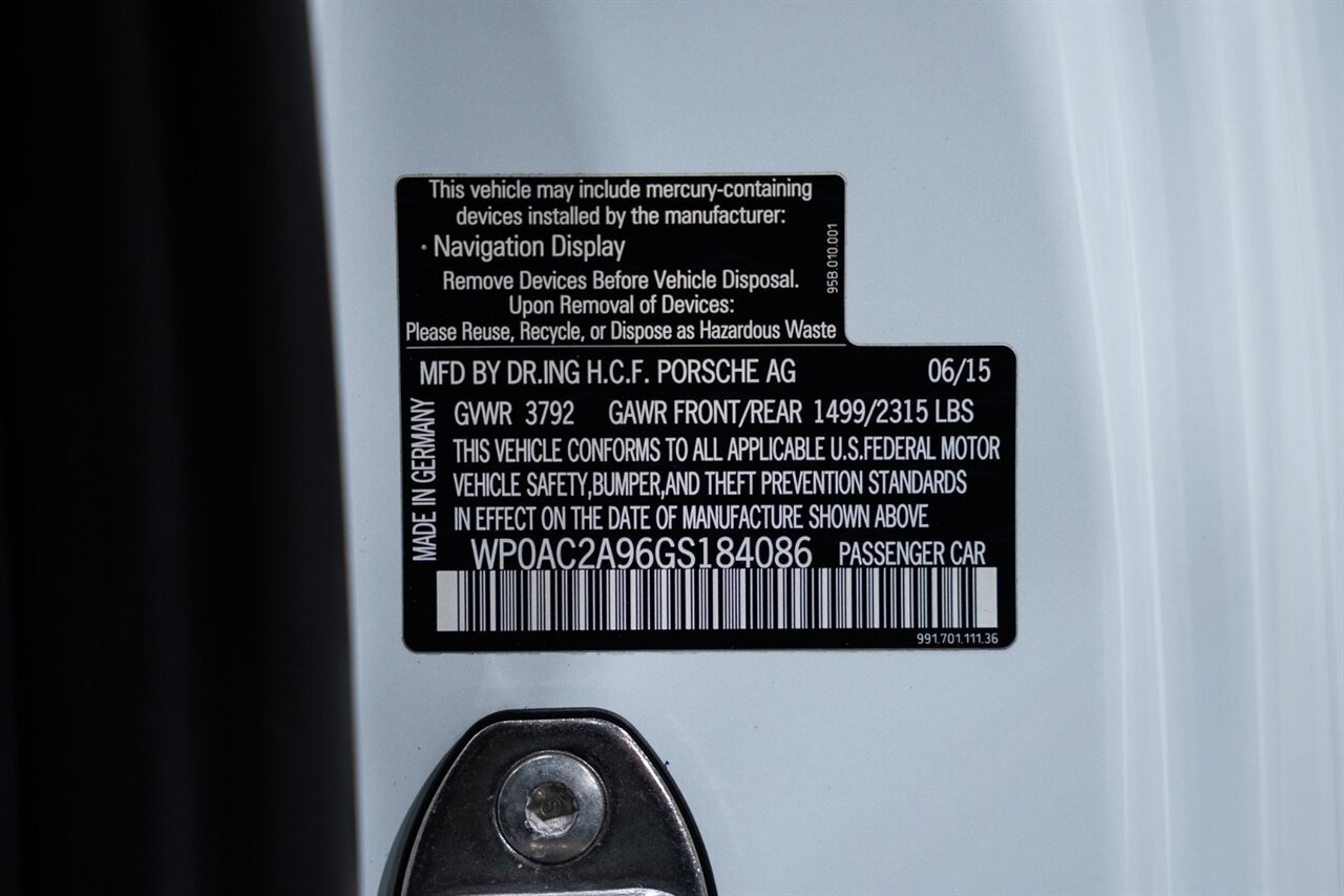 Used 2016 Porsche 911 GT3 RWD image 28