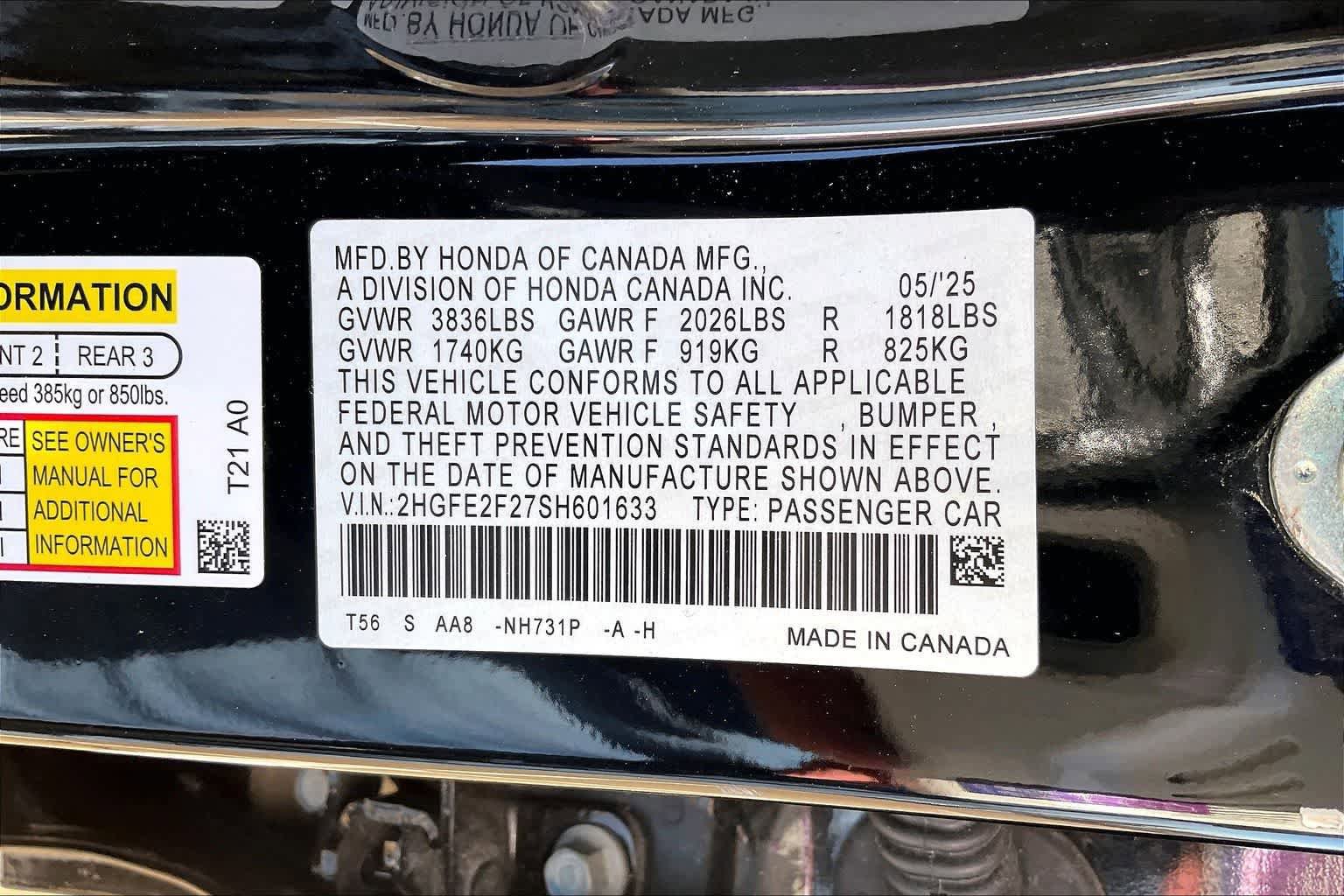 Used 2025 Honda Civic LX image 19
