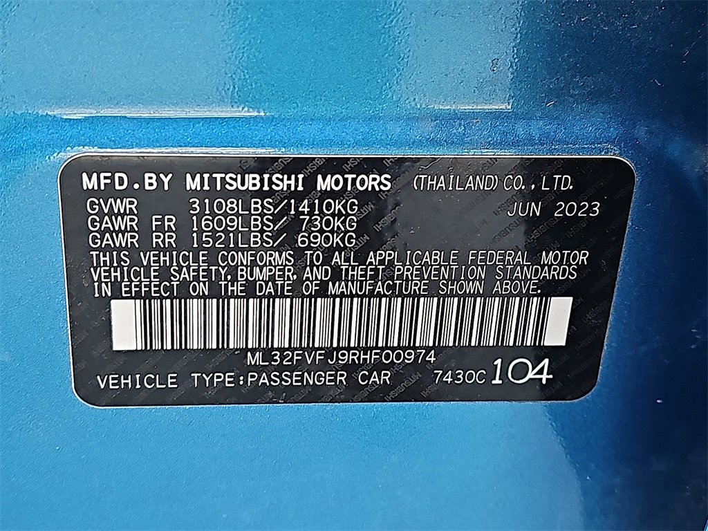 Used 2024 Mitsubishi Mirage G4 SE image 25