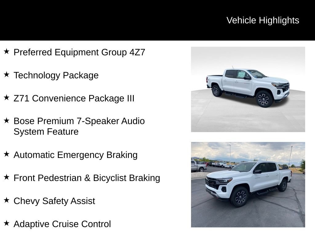 New 2025 Chevrolet Colorado Z71 w/ Technology Package image 8