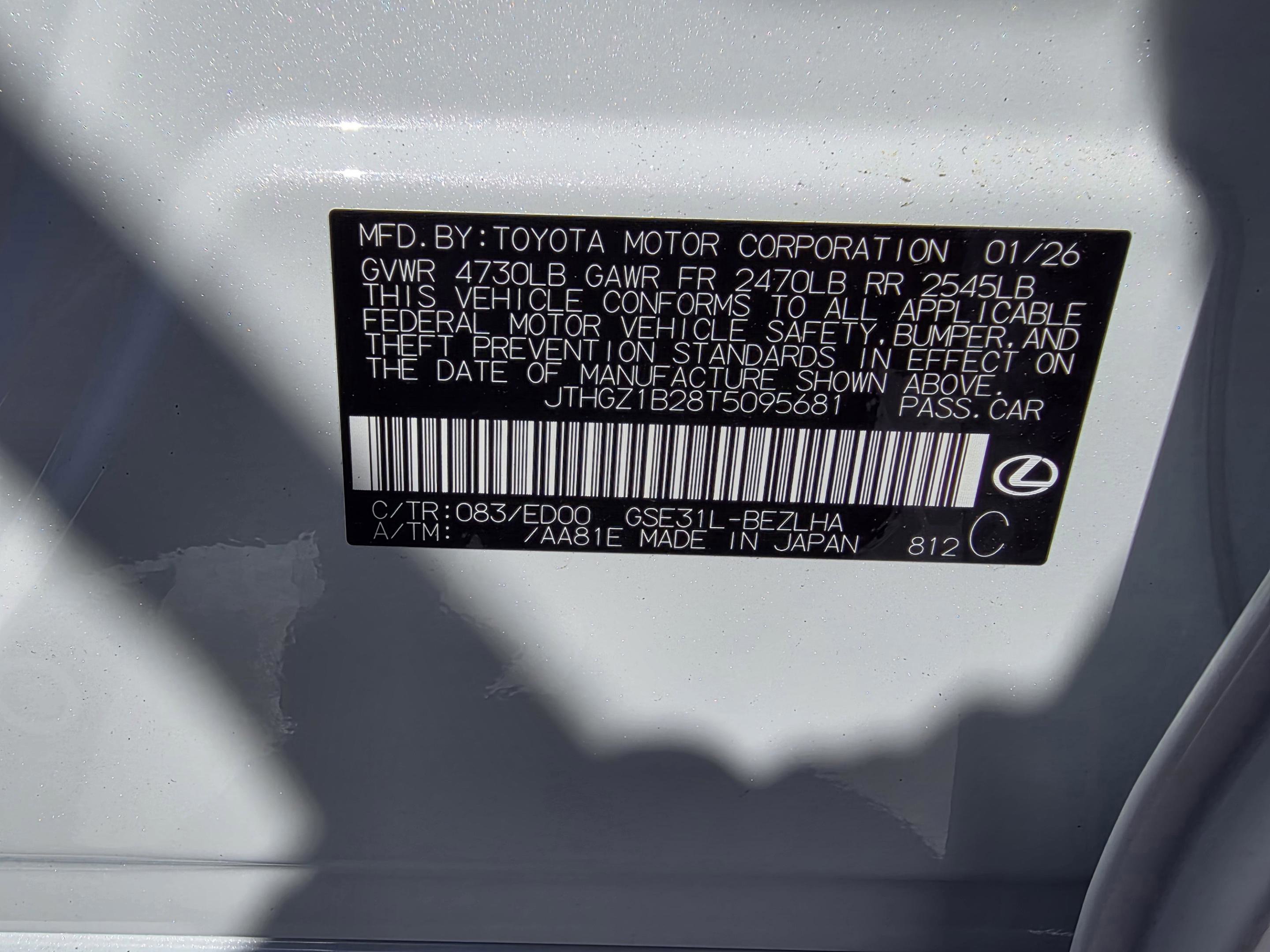 New 2026 Lexus IS 350 F Sport image 30