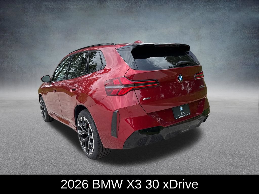 New 2026 BMW X3 xDrive30i w/ Premium Package AWD/4WD image 3