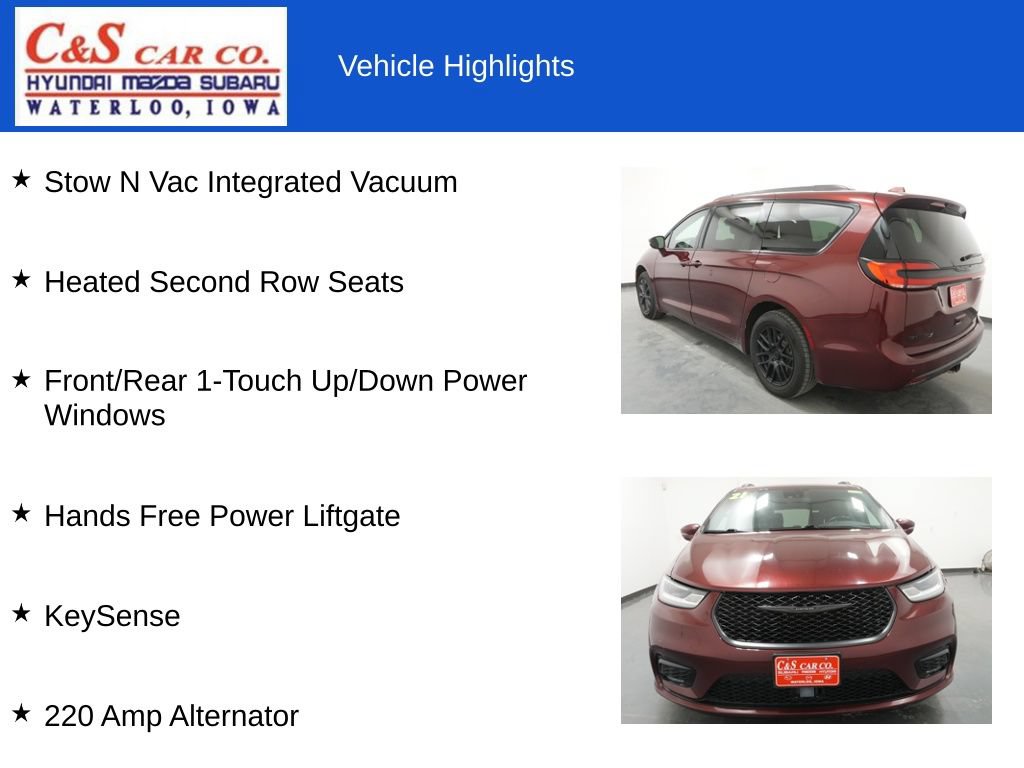 Used 2021 Chrysler Pacifica Touring-L w/ Uconnect Theater Family Group AWD/4WD image 13