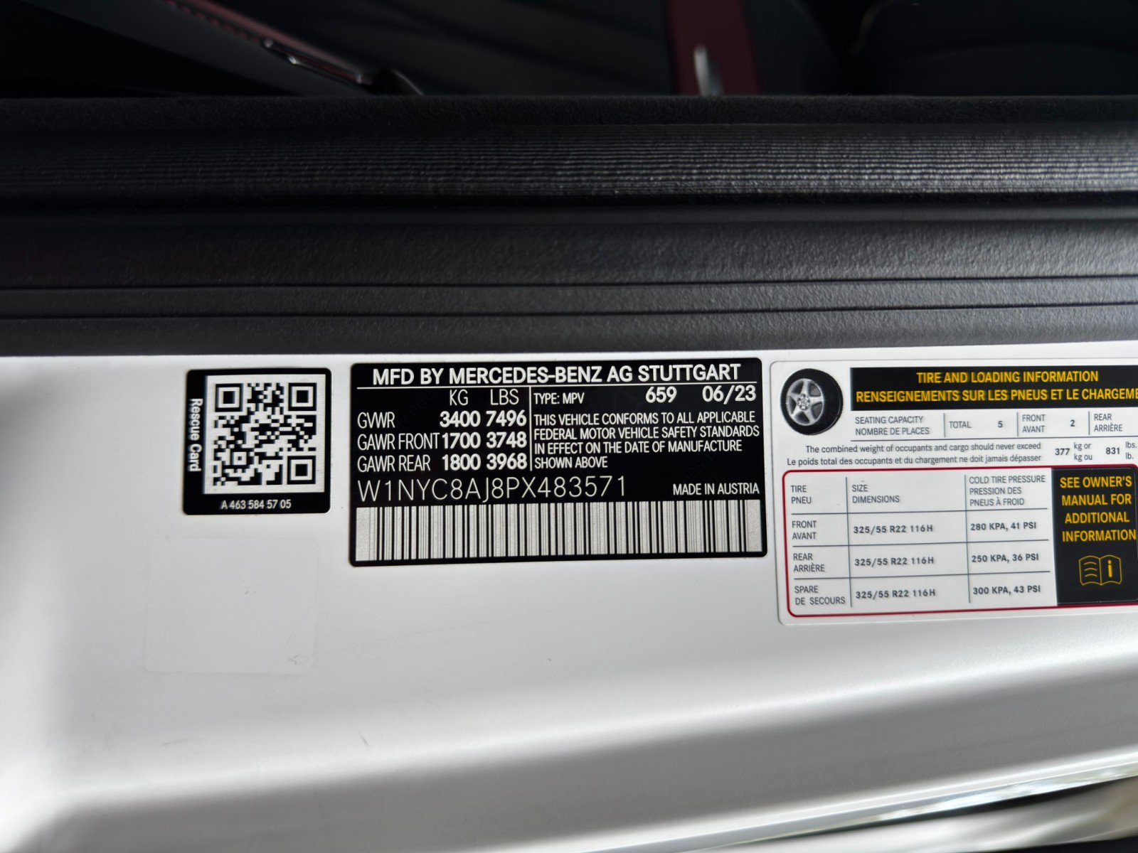 Used 2023 Mercedes-Benz G 63 AMG Squared w/ AMG Night Package Magno image 58
