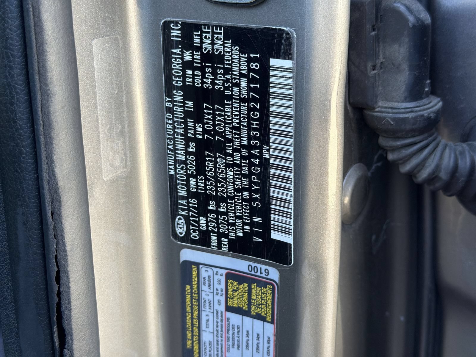 Used 2017 Kia Sorento FWD w/ LX Convenience Package image 34