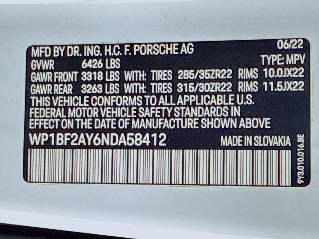 Certified 2022 Porsche Cayenne Turbo image 38